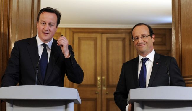 Cameron i Hollande resetują stosunki Paryż-Londyn