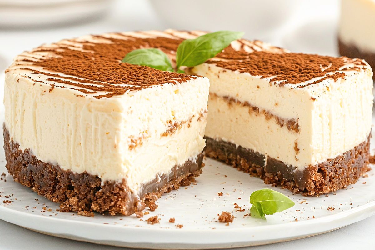 Sernik cappuccino bez pieczenia