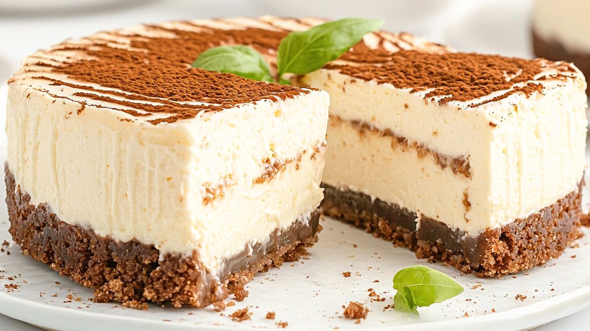 Sernik cappuccino bez pieczenia