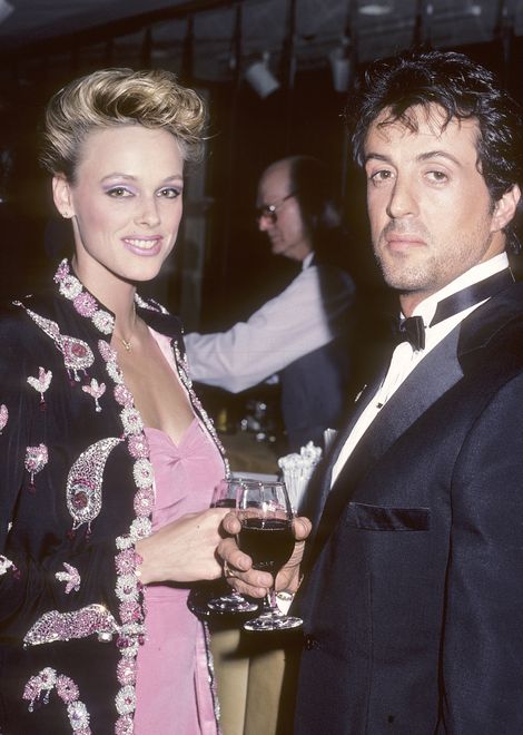 Piękni i zdolni – Brigitte Nielsen i Sylvester Stallone w 1985 r.