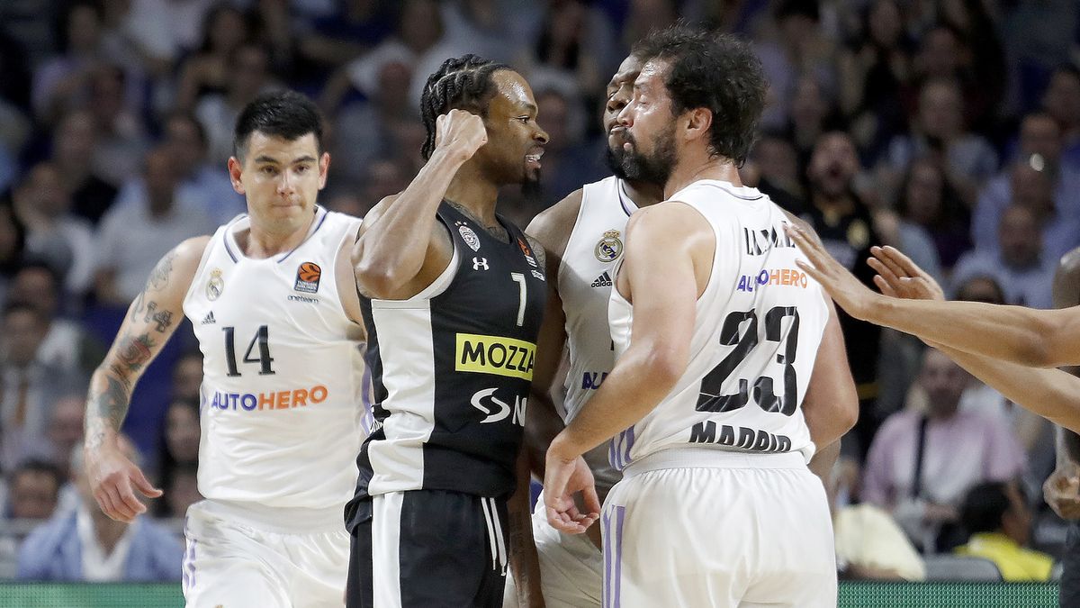Getty Images / Jesus Orihuela/Euroleague Basketball  / Podczas meczu Realu z Partizanem doszło do awantury. Na zdjęciu: Sergio Llull (z prawej)