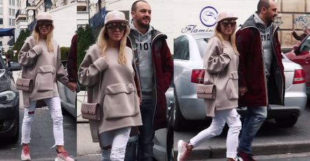 Wiosenna Chodakowska raduje się na widok paparazzi (WIDEO)