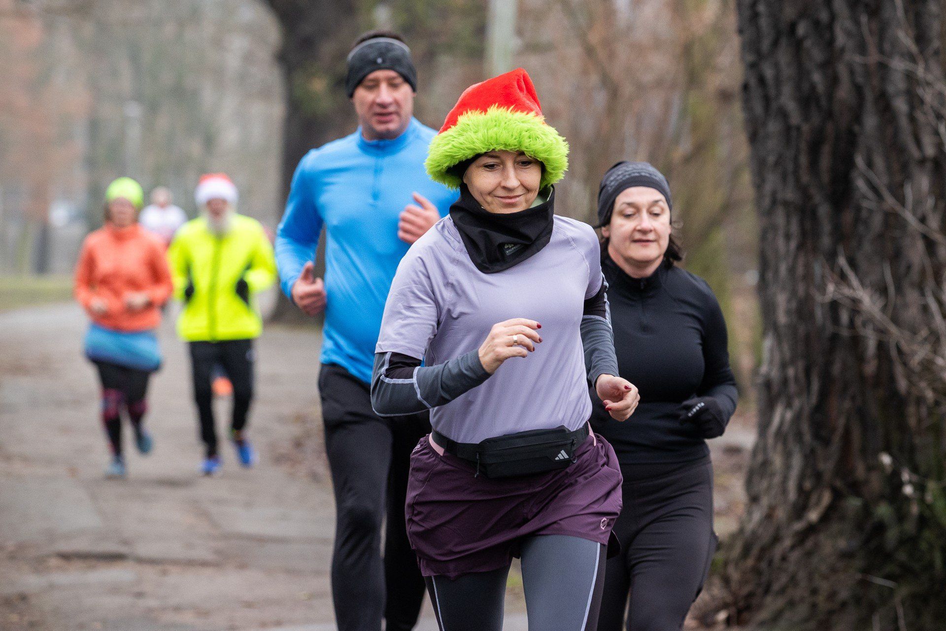 Jak co sobotę, biegacze spotkali się w parku nad Starym Kanałem