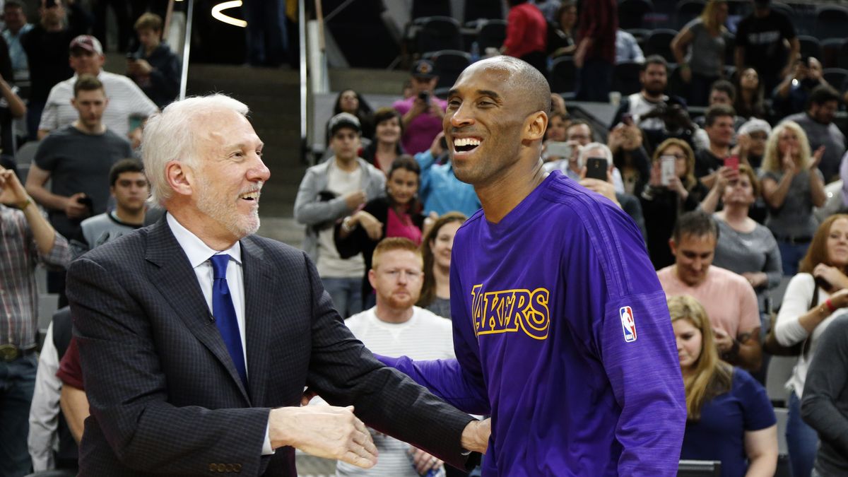 Kobe Bryant żegnał się w piątek z kibicami Lakers w San Antonio