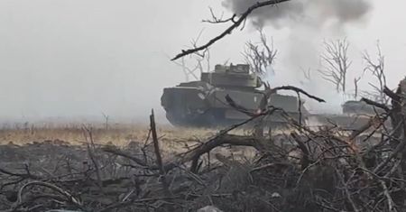 Rzeź Rosjan pod Awdijiwką. M2A2 Bradley nie dał im szans