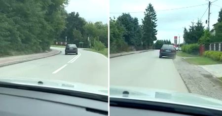 Jechał wężykiem. Skrajna nieodpowiedzialność w Świętokrzyskiem