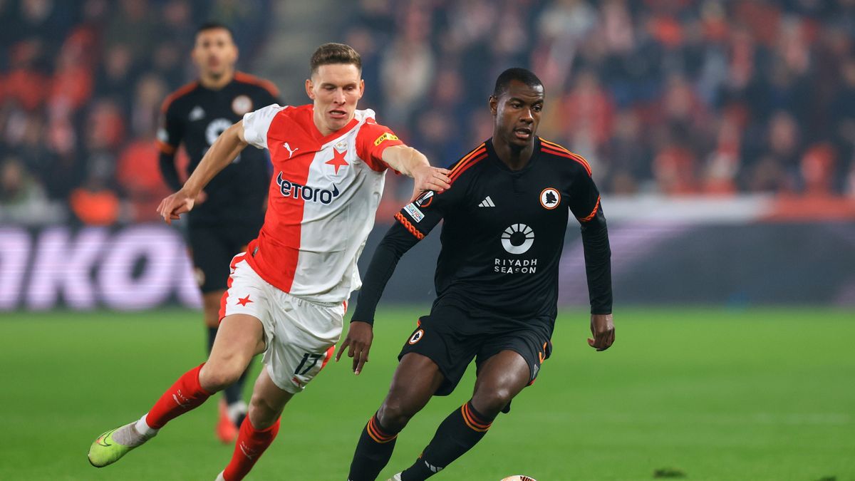 PAP/EPA / Martin Divisek / Mecz Ligi Europy: Slavia Praga - AS Roma