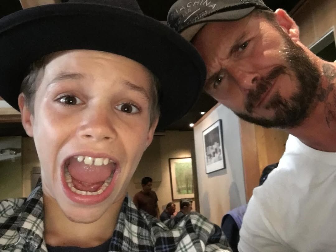 David Beckham świętuje Dzień Ojca