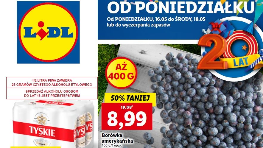 Lidl gazetka od poniedziałku 16 maja [16.05]
