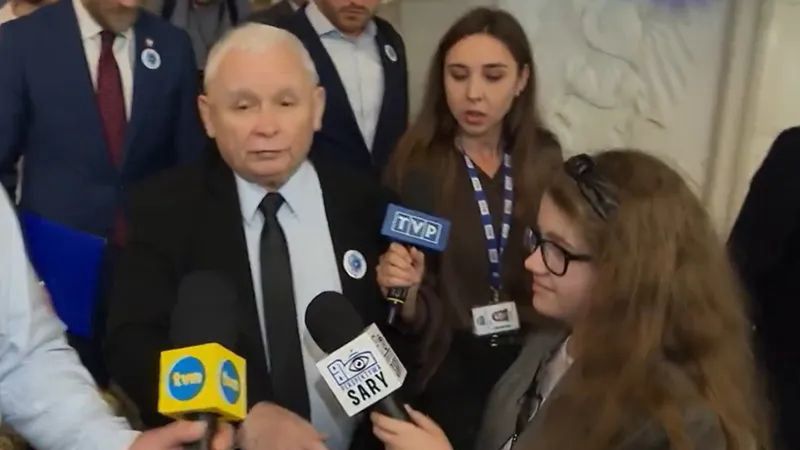  Sara Małecka-Trzaskoś i Jarosław Kaczyński