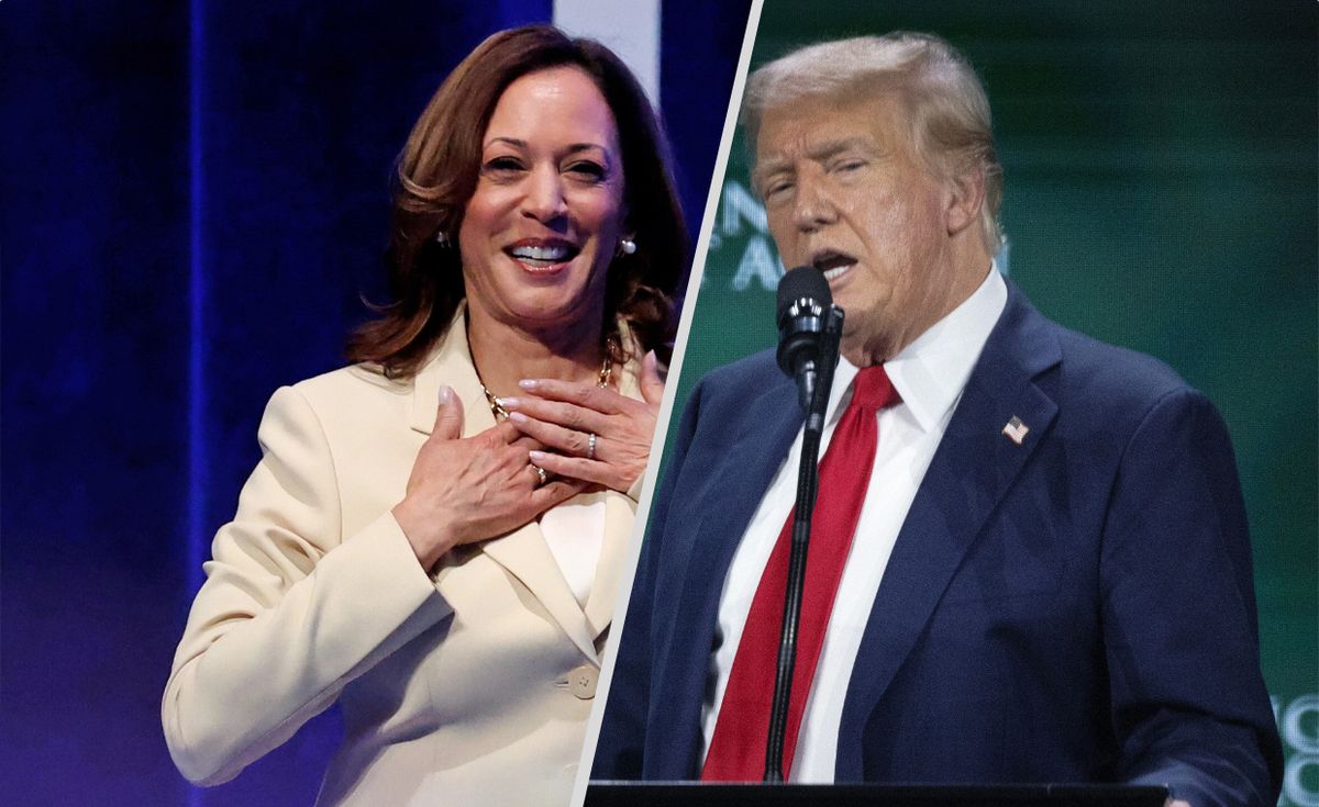 Donald Trump, Kamala Harris, wybory prezydenckie usa, sondaż Jest nowy sondaż prezydencki. Wszystko teraz w rękach Kamali Harris?