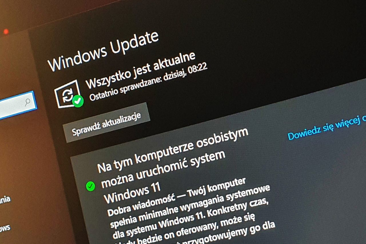 Windows 10: KB5009596 pomoże, jeśli chcesz przejść na Windowsa 11