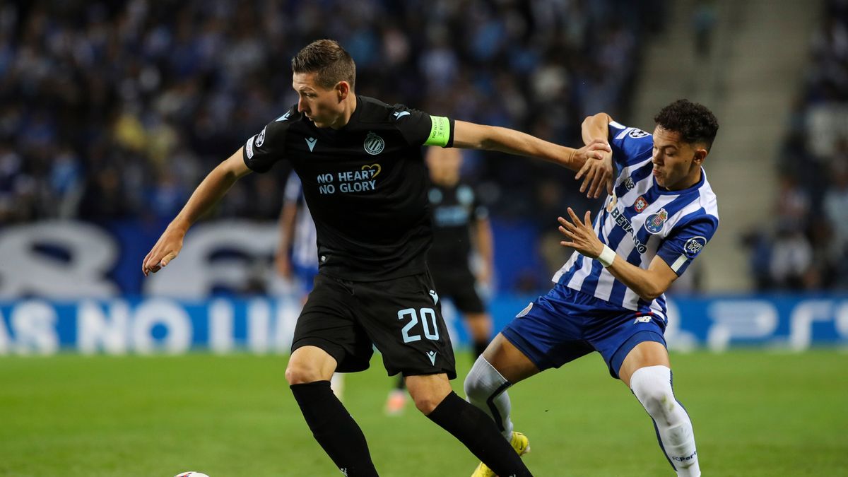 PAP/EPA / Na zdjęciu: mecz FC Porto - Club Brugge