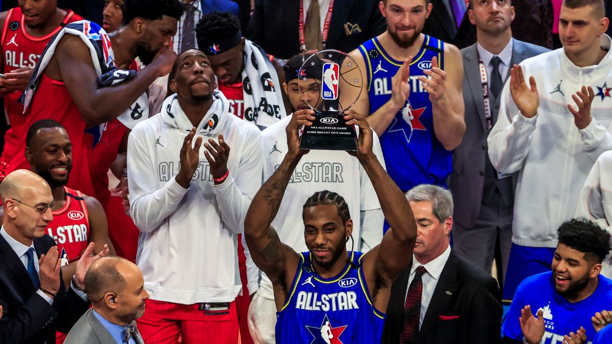 Zdjęcie okładkowe artykułu: PAP/EPA / NUCCIO DINUZZO / Na zdjęciu: Kawhi Leonard, MVP Meczu Gwiazd NBA