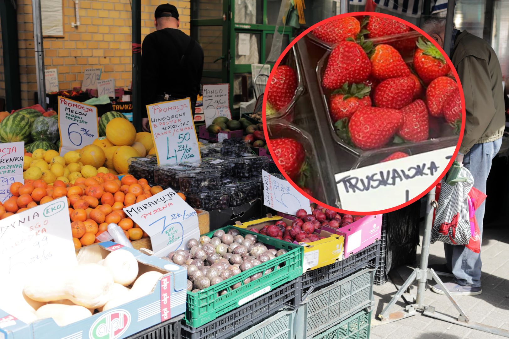 Polskie truskawki w Warszawie. Cena jest kosmiczna