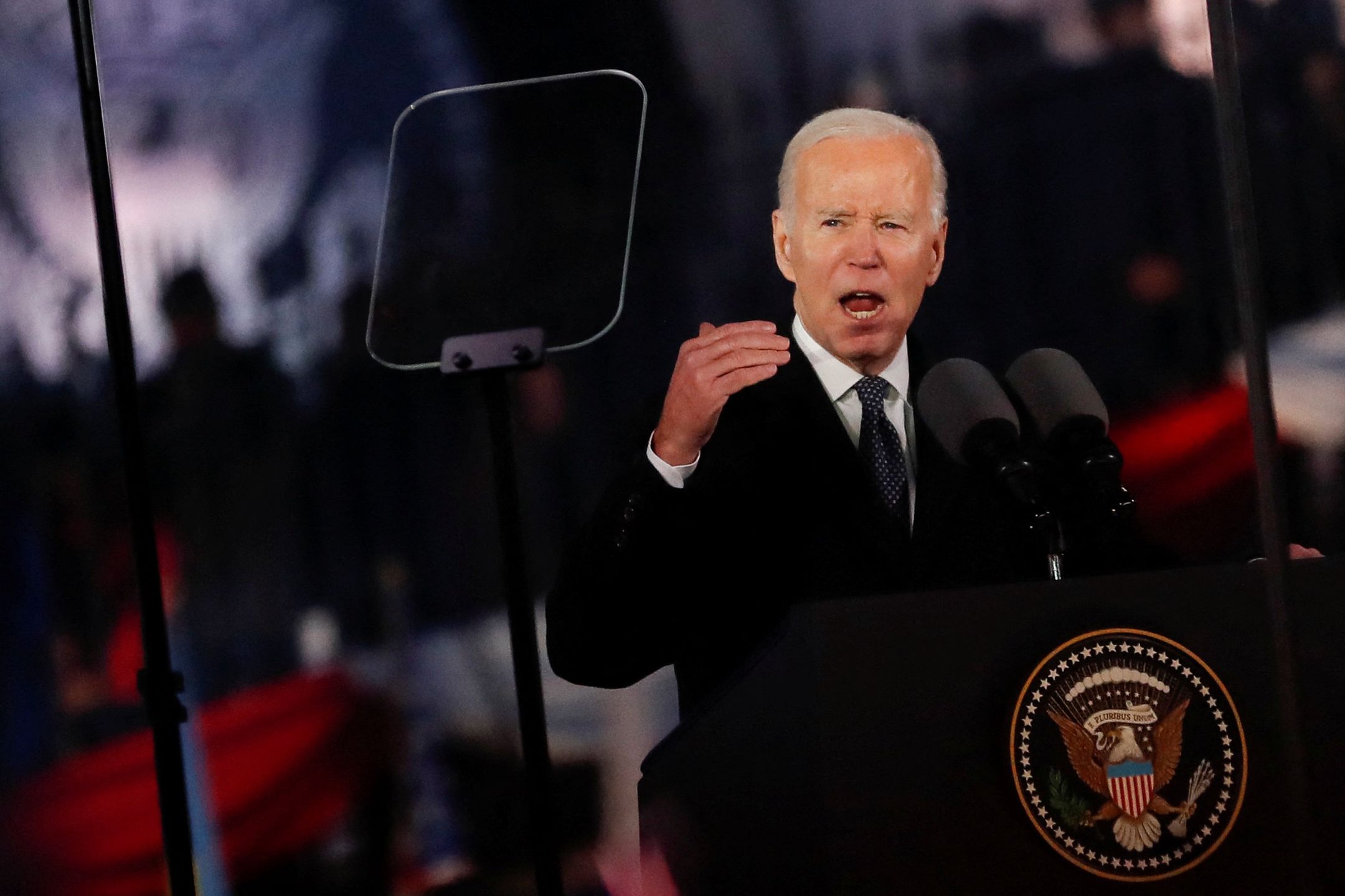 Joe Biden w Warszawie