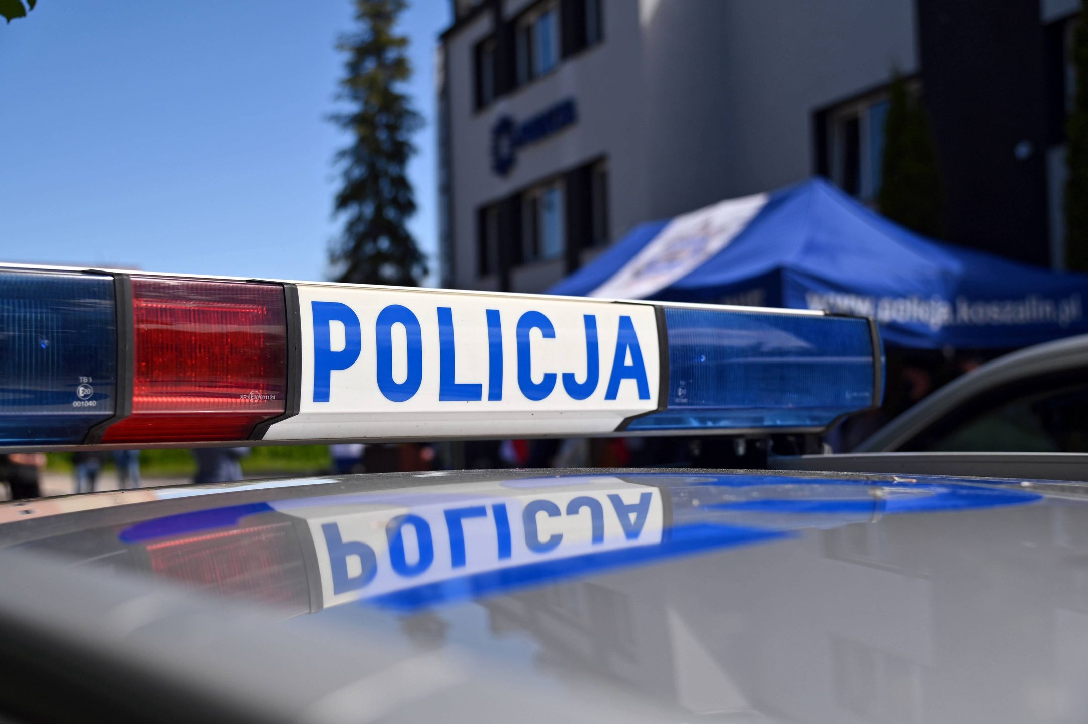 policja protest