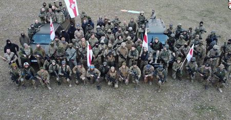 "Białoruscy bohaterowie" pomagają Ukraińcom. Walczą o Ukrainę i Białoruś