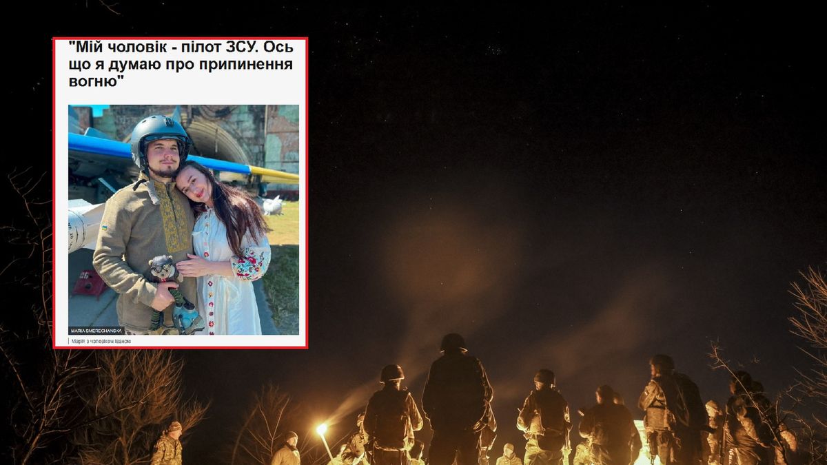 Żona ukraińskiego żołnierza mówi o rozejmie