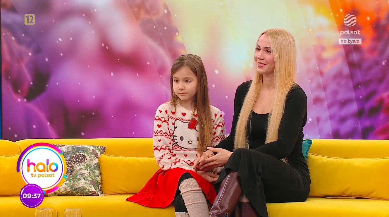 Marianna Schreiber pojawiła się z córką w "Halo tu Polsat"