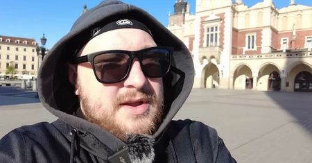 Rosjanin w Krakowie. "Pierwszy raz widzę"