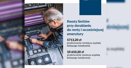 Więcej luzu w dorabianiu – nowe limity dla emerytów i rencistów