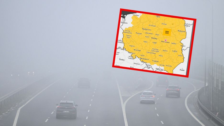 Ostrzeżenia przed gęstą mgłą