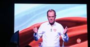 Tusk w TVP. Uwagę przykuł jeden szczegół