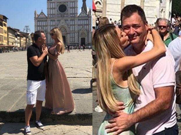 Roxy Gąska i Jacek Rozenek zwiedzają Włochy. Są buziaki i pozowanie z posągami (ZDJĘCIA)