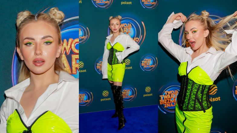 "Twoja Twarz Brzmi Znajomo" - gwiazdy programu pozują na konferencji