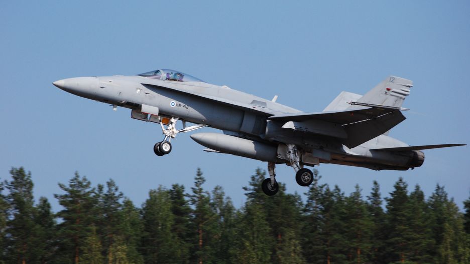 Fiński myśliwiec F-18 Hornet