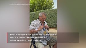 Chwyta za serce. Oddał dziadkowi złoty medal