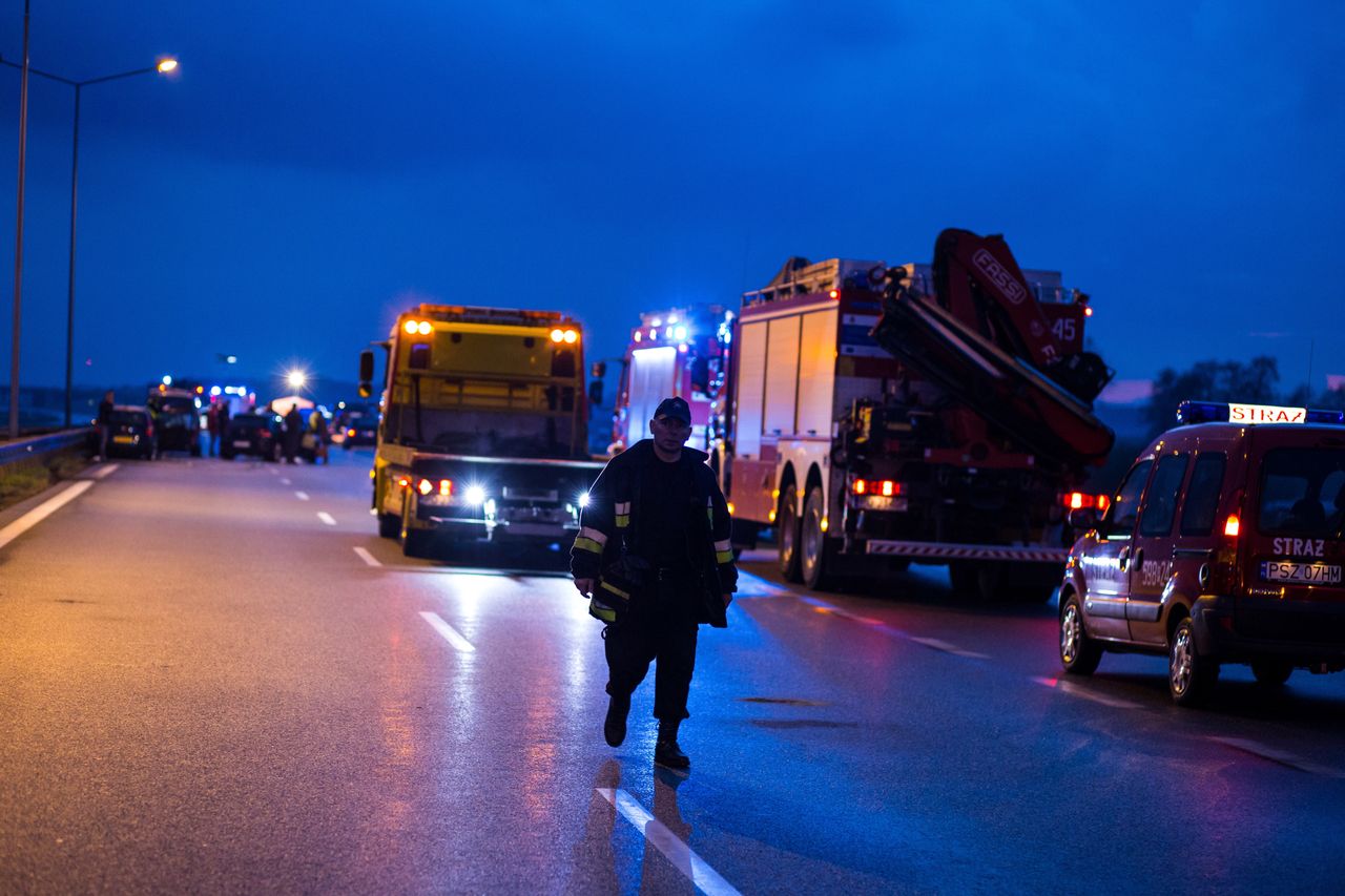 Tragiczny wypadek na A2. Jedna osoba nie żyje