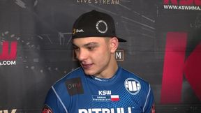 KSW 63. Chce zdetronizować Tomasza Narkuna. "To jest mój cel"