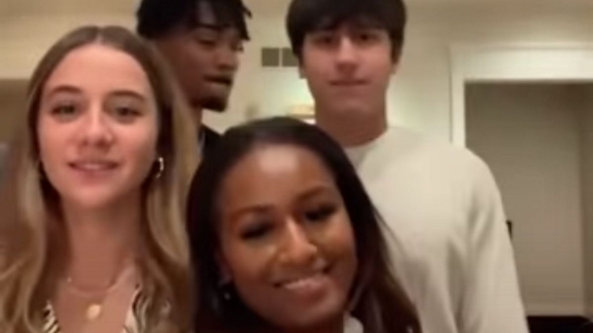 Sasha Obama z przyjaciółmi