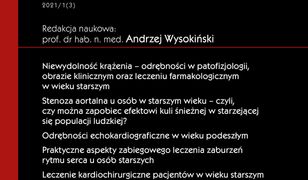 Gerontokardiologia. Starzejące się serce cz. 2. W gabinecie lekarza specjalisty. Kardiologia