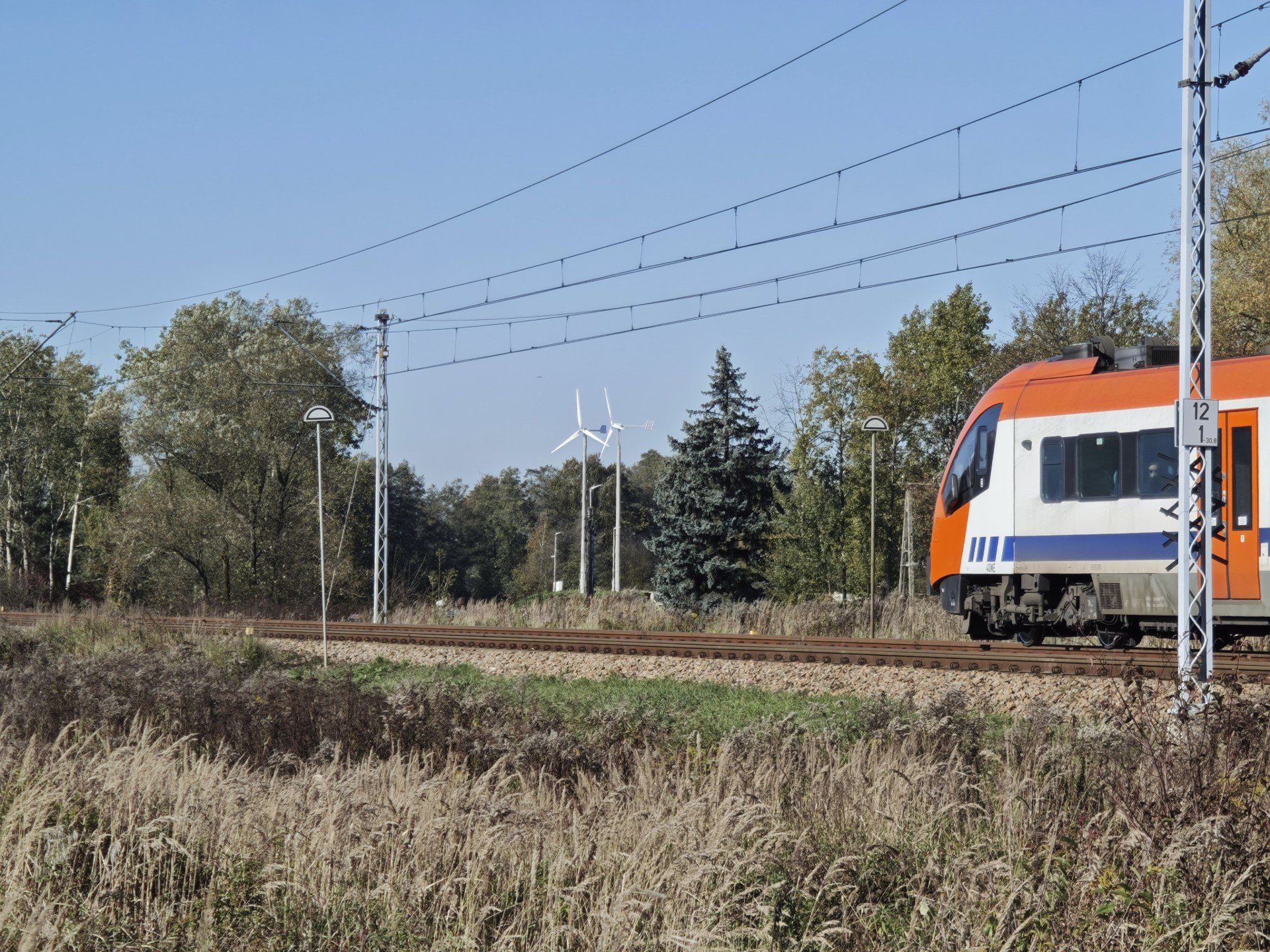 Turbiny wiatrowe na oczyszczalni ścieków w Libiążu