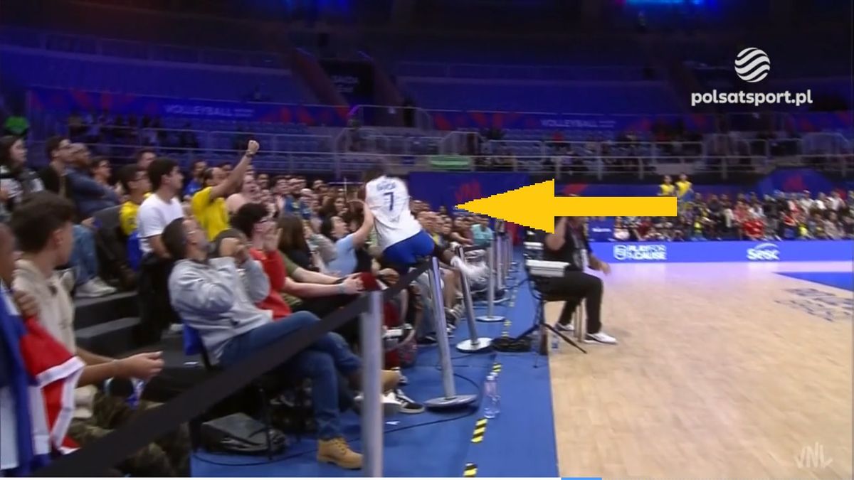 Facebook / Polsat Sport / Ofiarna interwencja Diaza w meczu Ukraina - Kuba