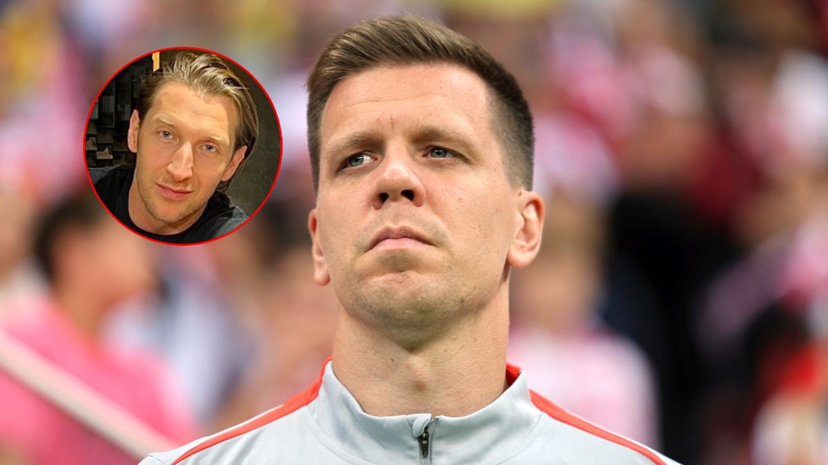 WP SportoweFakty / Na zdjęciu: Wojciech Szczęsny (WP SportoweFakty/Mateusz Czarnecki), w kółku: dr hab. Jakub Chycki (Instagram/chycki_the_brains_behind)