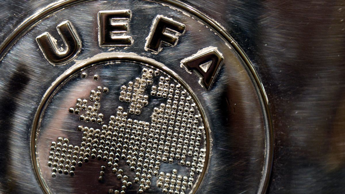 Getty Images / Harold Cunningham / Na zdjęciu: logo UEFA