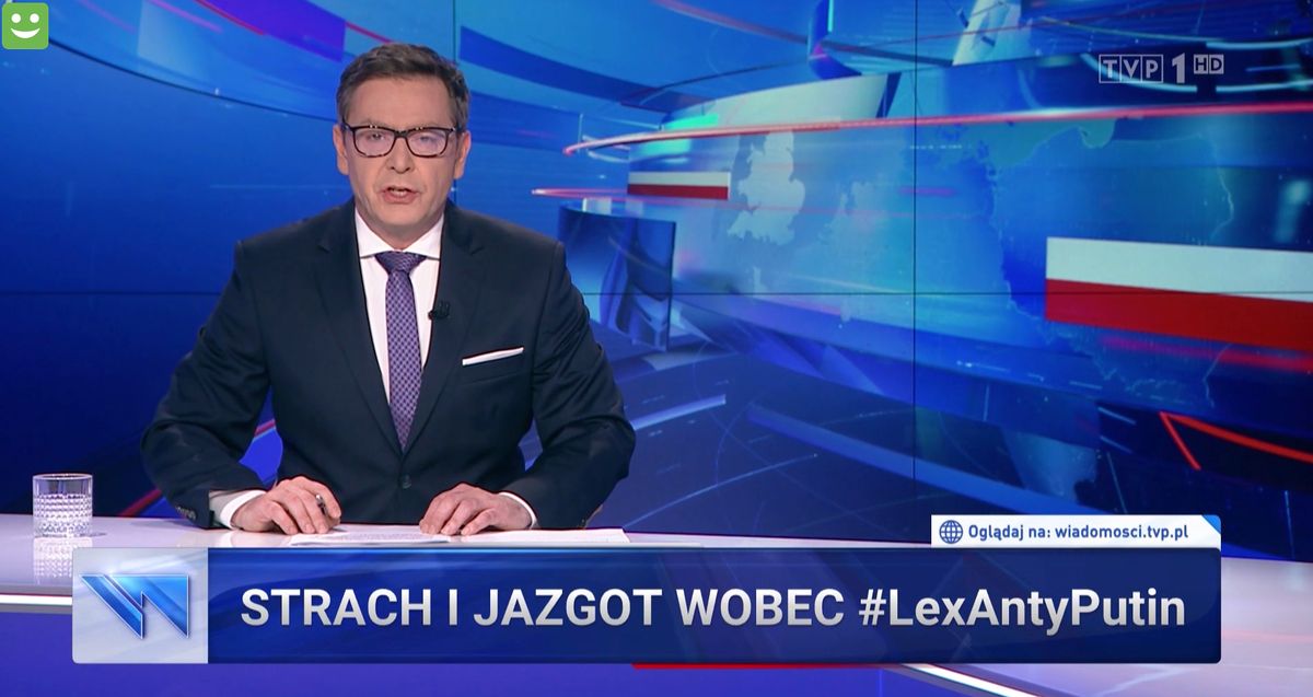"Wiadomości" TVP twardo bronią "lex Tusk"
