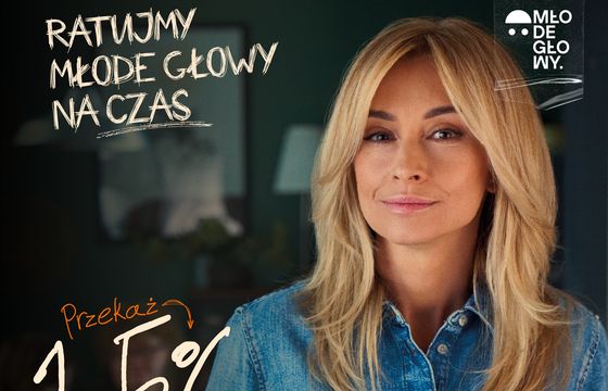 Fundacja Martyny Wojciechowskiej w Dzień Walki z Depresją z kampanią "Ratujmy młode głowy na czas"