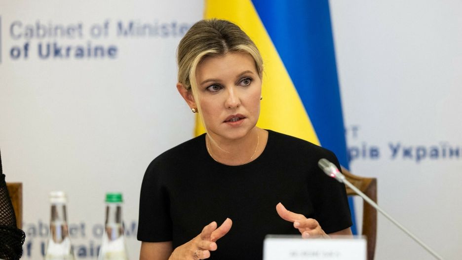 arch50Handout file photo dated December 28, 2021 made available by Ukrainian Presidency of First Lady of Ukraine Olena Zelenska has reviewed the achievements of Ukraine during its first year of participation in the Biarritz Partnership. At the initiative of the President's wife, Ukraine joined the G7 project on September 11, 2020, identifying five areas in which it has committed to regulatory and legislative progress. Photo by Ukrainian Presidency via ABACAPRESS.COMABACA