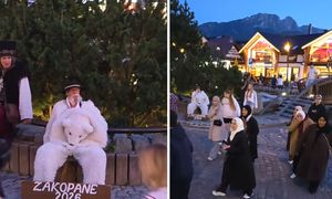Arabscy turyści nie chcą zdjęć z misiem z Krupówek. Tak reagują kobiety