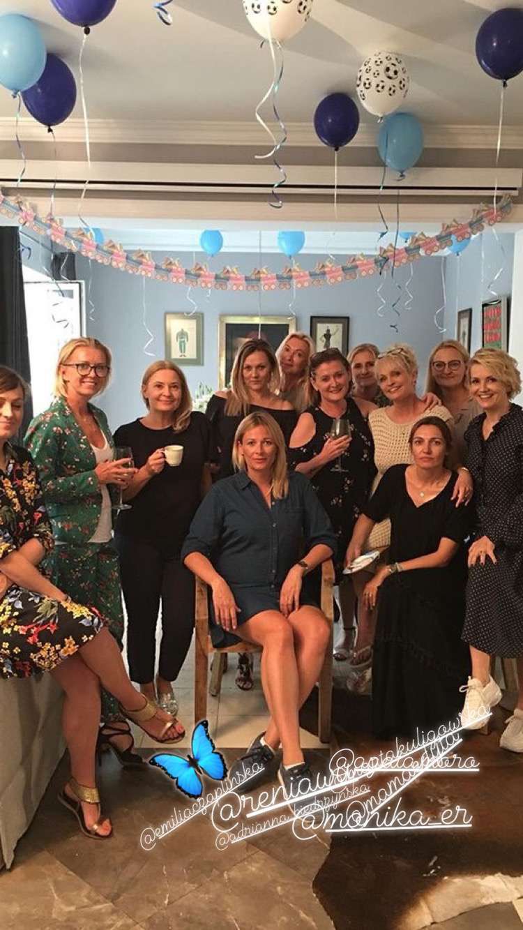 Odeta Moro i jej baby shower