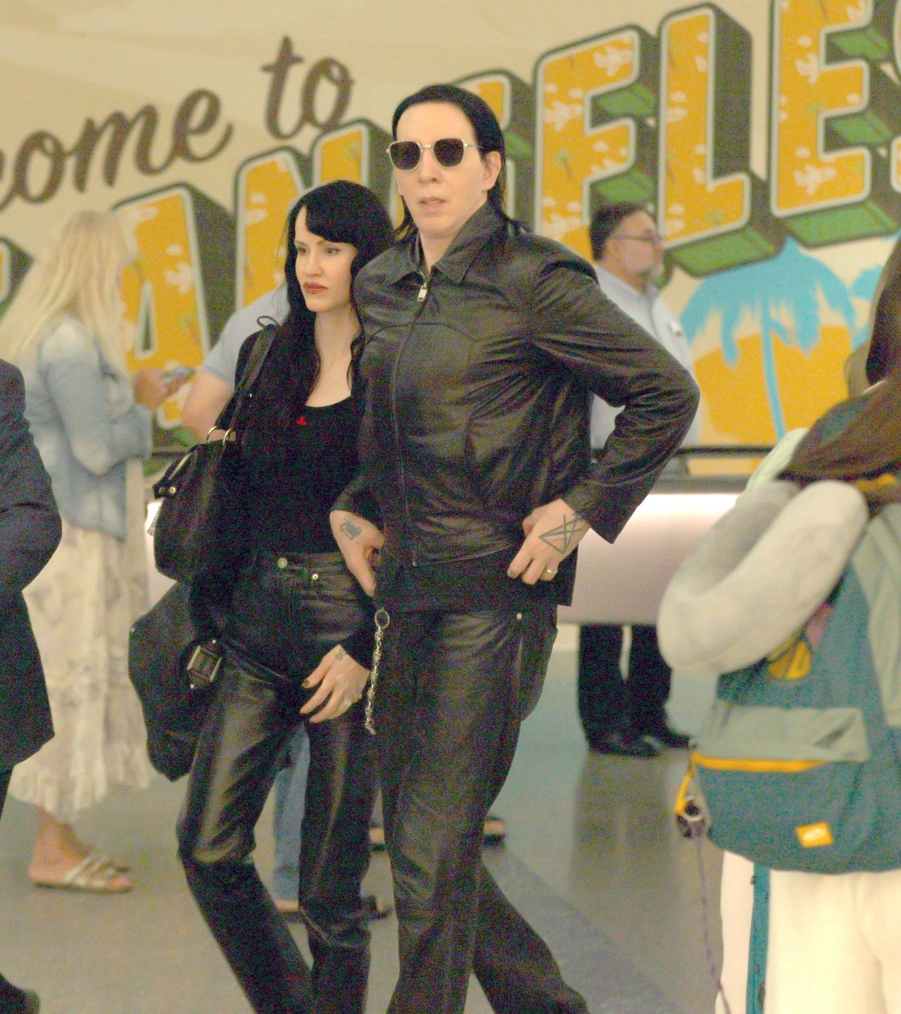 Marilyn Manson z żoną w Los Angeles
