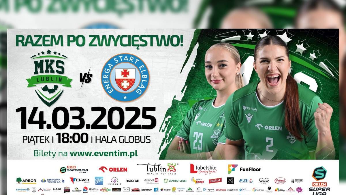 grafika mecz MKS FunFloor Lublin - Energa Start Elbląg