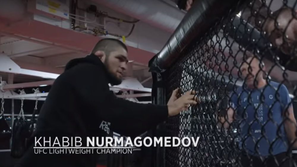 Zdjęcie okładkowe artykułu: YouTube /  / Chabib Nurmagmiedow spotkał się z Janem Błachowiczem przed UFC 259
