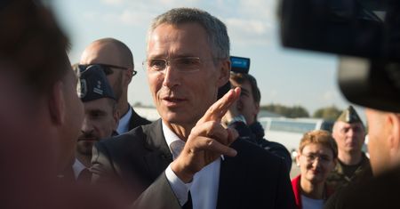 Baza w Łasku. Sekretarz generalny NATO oglądał polskie F16