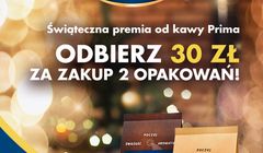 Cashback w Biedronce pod hasłem „Świąteczna premia od kawy Prima”